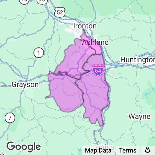 Boyd County Kentucky real estate agent mailing area