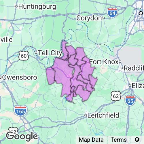 Breckinridge County Kentucky real estate agent mailing area