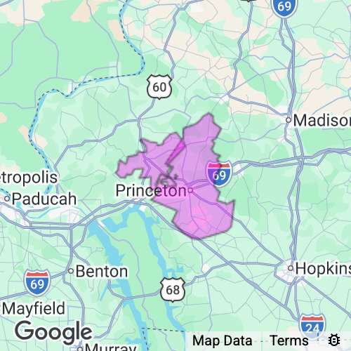Caldwell County Kentucky real estate agent mailing area