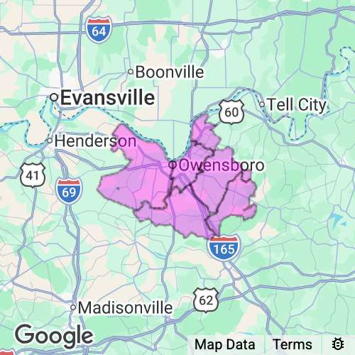 Daviess County Kentucky real estate agent mailing area