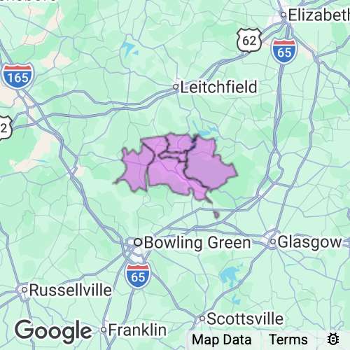 Edmonson County Kentucky real estate agent mailing area