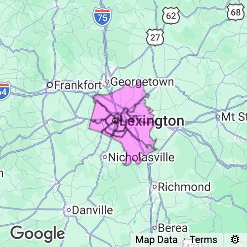 Fayette County Kentucky real estate agent mailing area