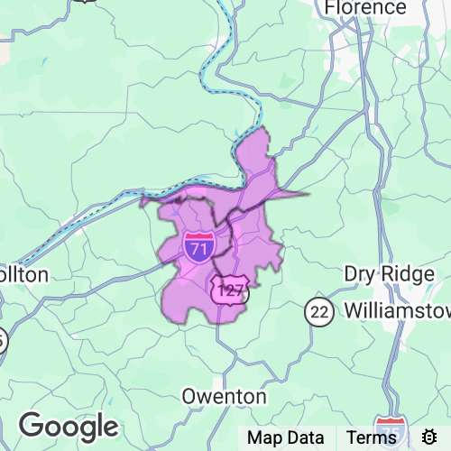 Gallatin County Kentucky real estate agent mailing area