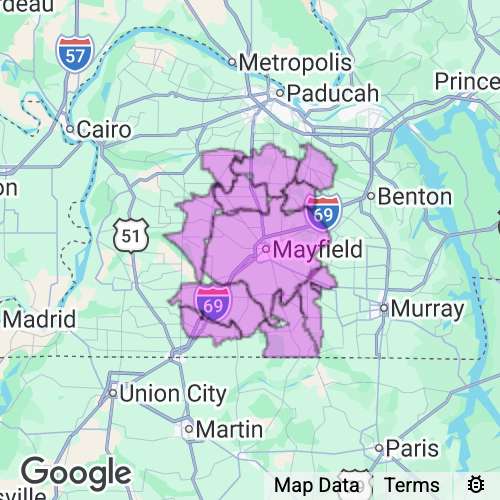 Graves County Kentucky real estate agent mailing area