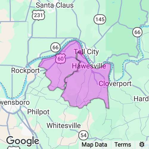 Hancock County Kentucky real estate agent mailing area