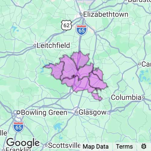 Hart County Kentucky real estate agent mailing area