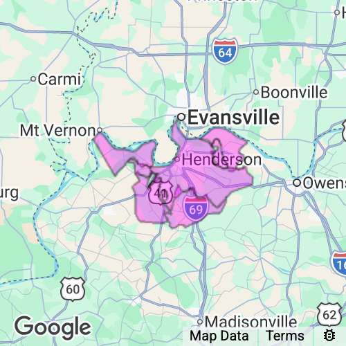 Henderson County Kentucky real estate agent mailing area