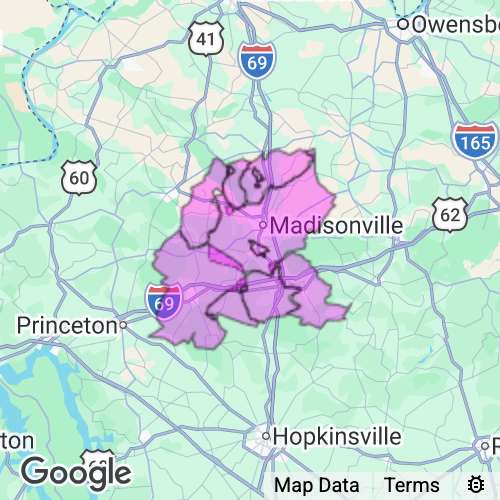 Hopkins County Kentucky real estate agent mailing area
