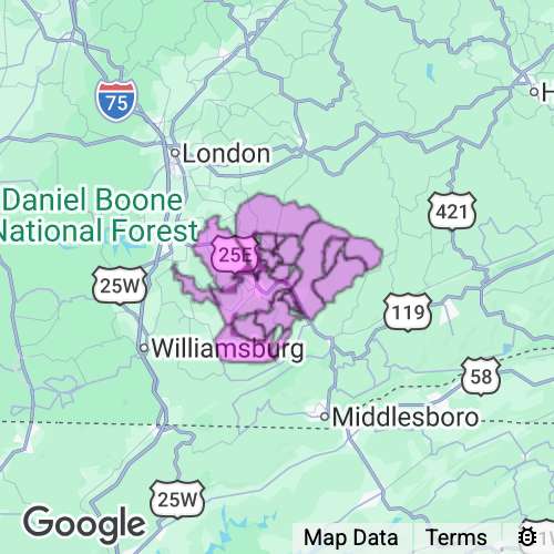 Knox County Kentucky real estate agent mailing area