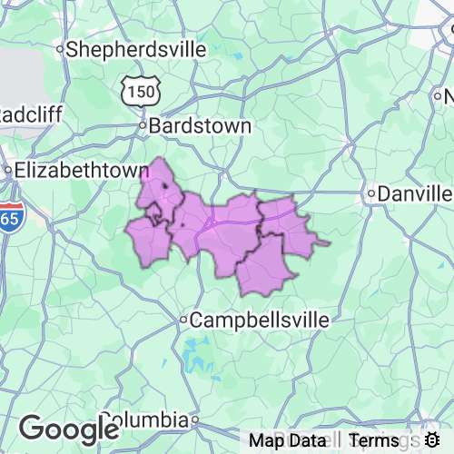 Marion County Kentucky real estate agent mailing area