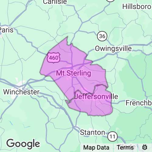 Montgomery County Kentucky real estate agent mailing area