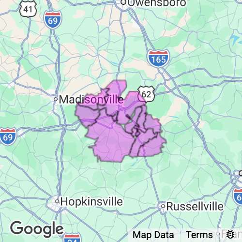 Muhlenberg County Kentucky real estate agent mailing area