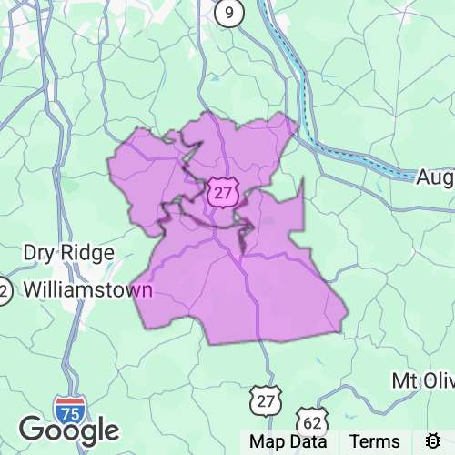 Pendleton County Kentucky real estate agent mailing area