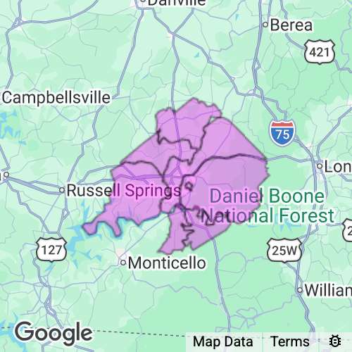 Pulaski County Kentucky real estate agent mailing area