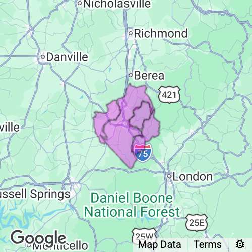 Rockcastle County Kentucky real estate agent mailing area