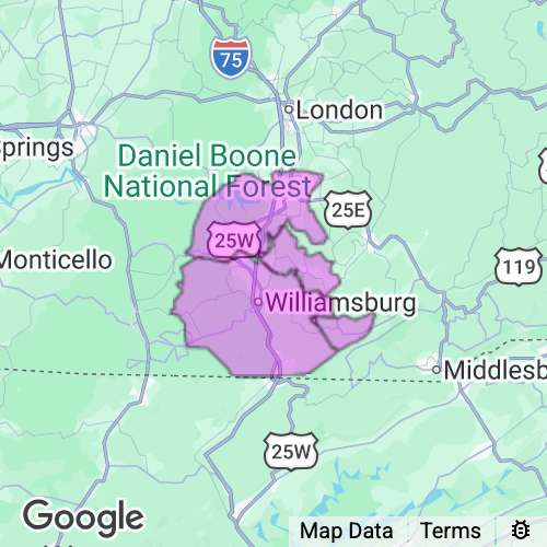 Whitley County Kentucky real estate agent mailing area