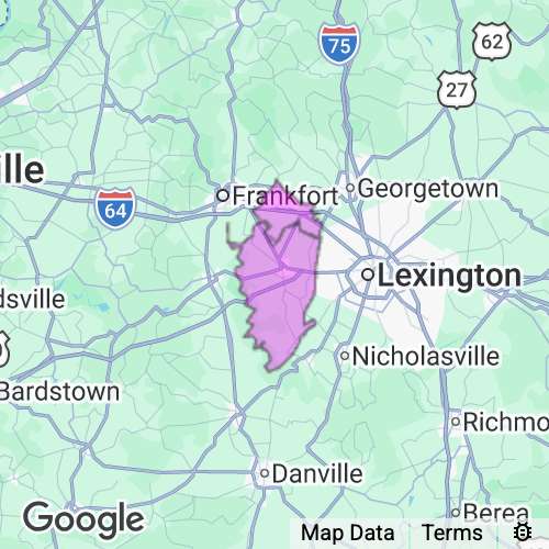 Woodford County Kentucky real estate agent mailing area