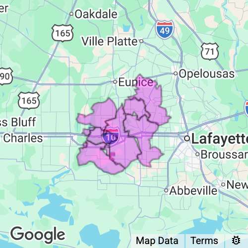 Acadia County Louisiana real estate agent mailing area