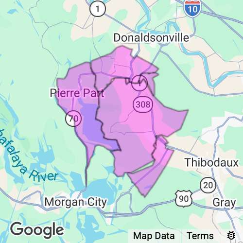 Assumption County Louisiana real estate agent mailing area