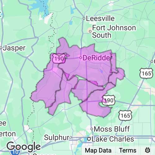 Beauregard County Louisiana real estate agent mailing area