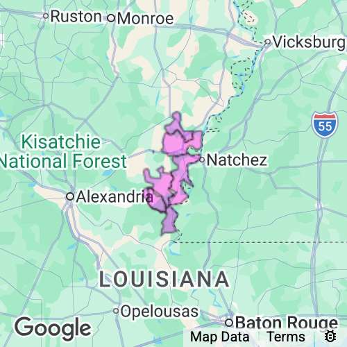 Concordia County Louisiana real estate agent mailing area