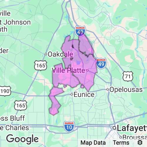 Evangeline County Louisiana real estate agent mailing area