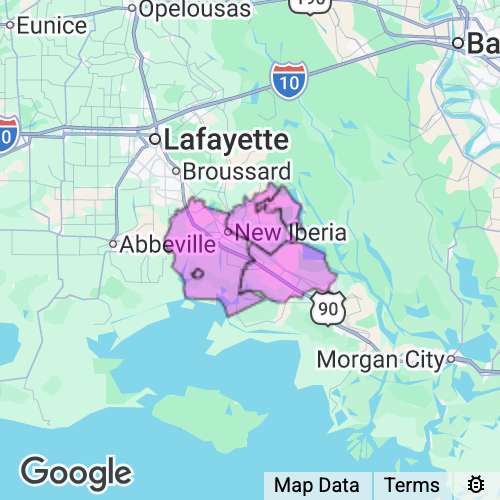 Iberia County Louisiana real estate agent mailing area