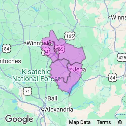 La Salle County Louisiana real estate agent mailing area