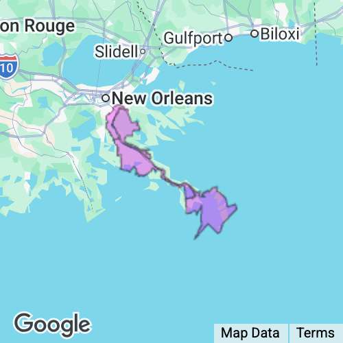 Plaquemines County Louisiana real estate agent mailing area