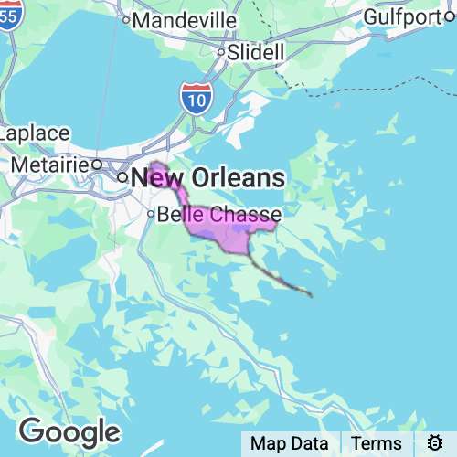 Saint Bernard County Louisiana real estate agent mailing area