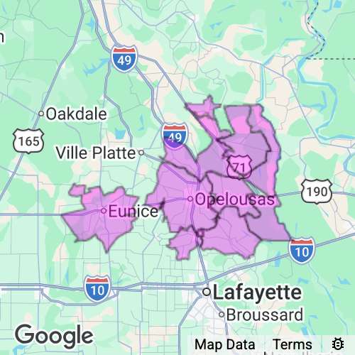 Saint Landry County Louisiana real estate agent mailing area