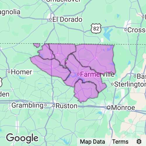 Union County Louisiana real estate agent mailing area