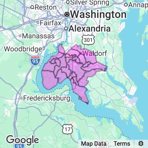 Charles County Maryland real estate agent mailing area