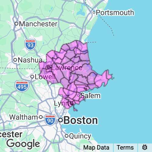Essex County Massachusetts real estate agent mailing area