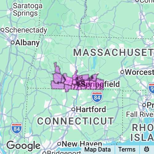 Hampden County Massachusetts real estate agent mailing area