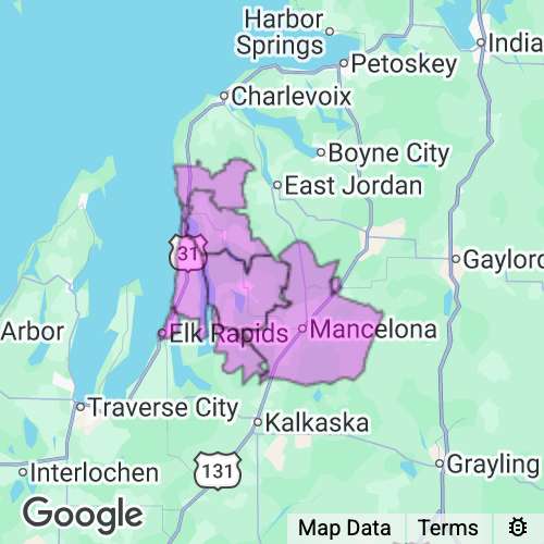 Antrim County Michigan real estate agent mailing area