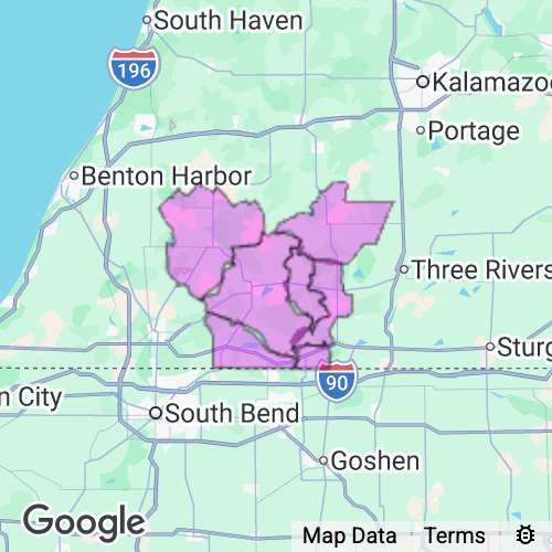 Cass County Michigan real estate agent mailing area
