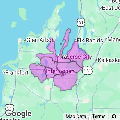 Grand Traverse County Michigan real estate agent mailing area