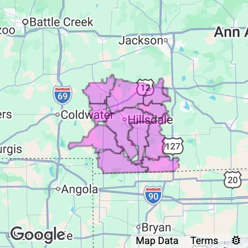 Hillsdale County Michigan real estate agent mailing area