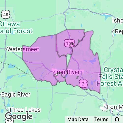 Iron County Michigan real estate agent mailing area