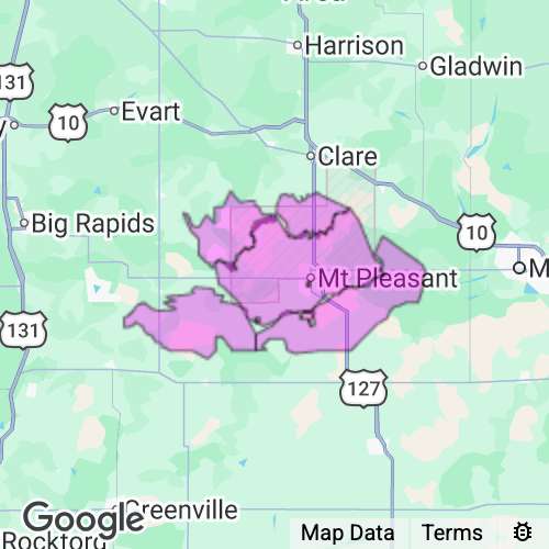 Isabella County Michigan real estate agent mailing area