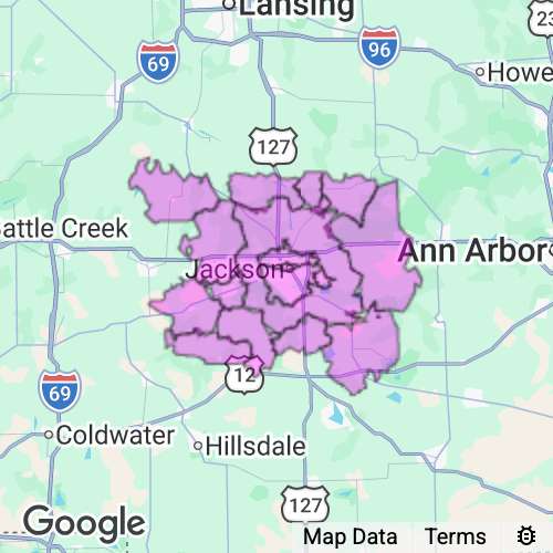Jackson County Michigan real estate agent mailing area