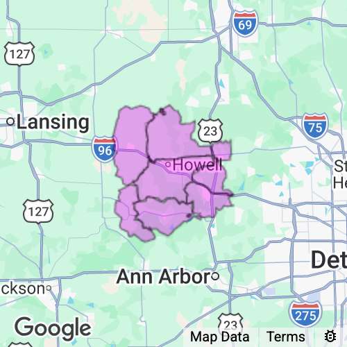 Livingston County Michigan real estate agent mailing area