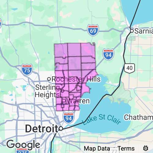 Macomb County Michigan real estate agent mailing area