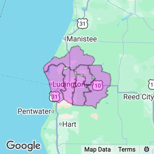 Mason County Michigan real estate agent mailing area