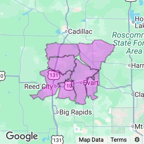 Osceola County Michigan real estate agent mailing area