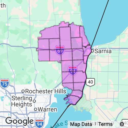 Saint Clair County Michigan real estate agent mailing area