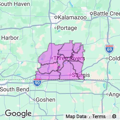 Saint Joseph County Michigan real estate agent mailing area