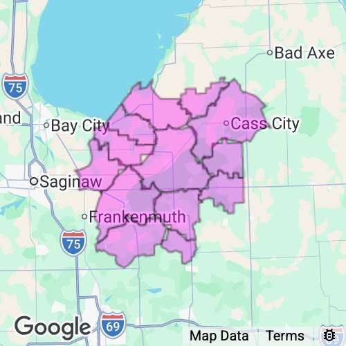 Tuscola County Michigan real estate agent mailing area