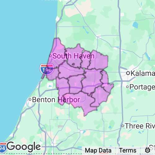 Van Buren County Michigan real estate agent mailing area